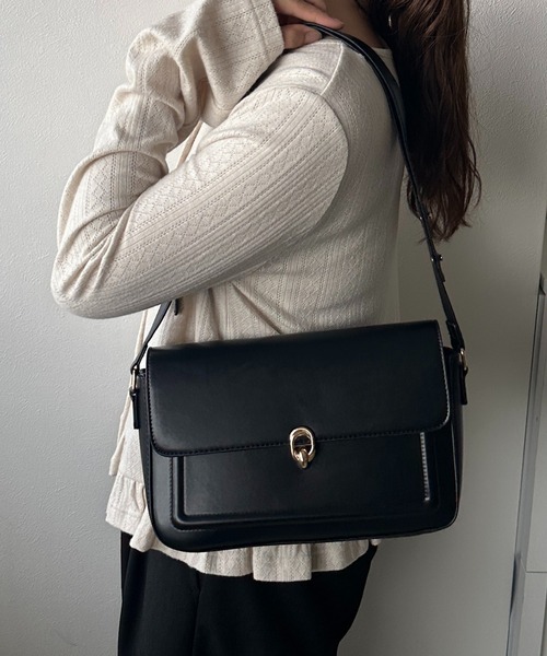 apres jour clair(アプレジュールクレア)の「【apres jour clair】アンティークデザインショルダーバッグ(ショルダーバッグ・レディース・ブラック/ブラウン系その他・FREE)」の2枚目の写真