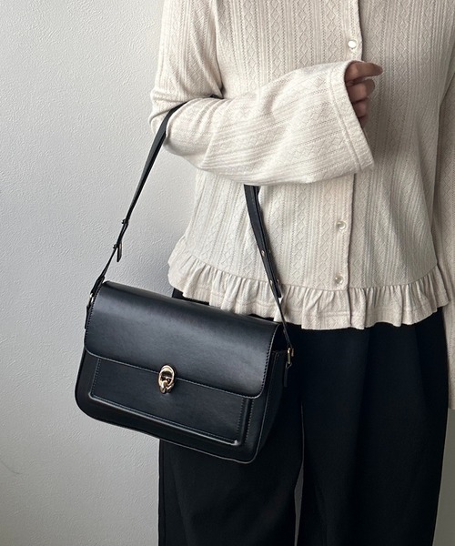 apres jour clair(アプレジュールクレア)の「【apres jour clair】アンティークデザインショルダーバッグ(ショルダーバッグ・レディース・ブラック/ブラウン系その他・FREE)」の3枚目の写真