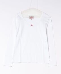 ｵｰｶﾞﾆｯｸｺｯﾄﾝ天竺ﾍﾞｰｼｯｸﾗｳﾝﾄﾞﾈｯｸL/S Tｼｬﾂ