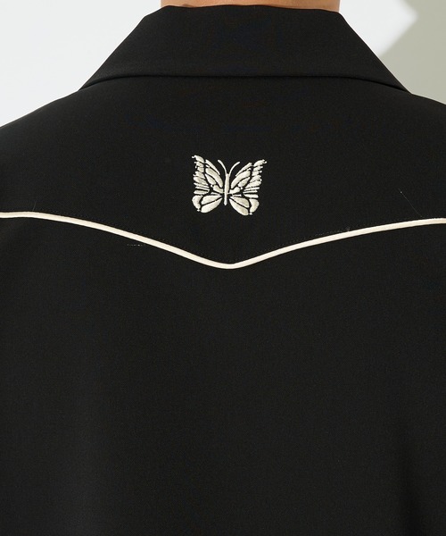 Needles(ニードルス)の「【Needles】別注 Piping Cowboy One-Up S/S Shirt-Poly Double Cloth(シャツ/ブラウス・メンズ・ブラウン/ブラック・S/M/L/XL)」の10枚目の写真