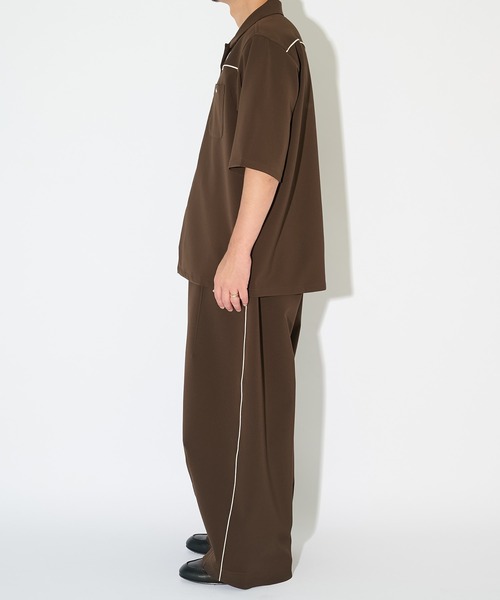 Needles(ニードルス)の「【Needles】別注 Piping Cowboy One-Up S/S Shirt-Poly Double Cloth(シャツ/ブラウス・メンズ・ブラウン/ブラック・S/M/L/XL)」の14枚目の写真