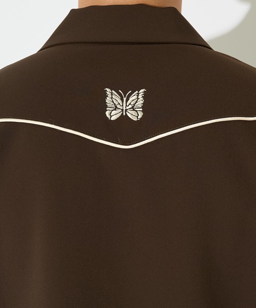 Needles(ニードルス)の「【Needles】別注 Piping Cowboy One-Up S/S Shirt-Poly Double Cloth(シャツ/ブラウス・メンズ・ブラウン/ブラック・S/M/L/XL)」の19枚目の写真