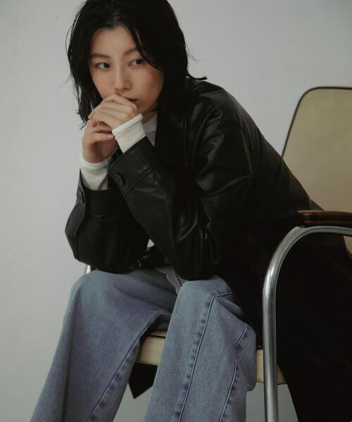 URBAN RESEARCH DOORS(アーバンリサーチドアーズ)の「Soft Wool Turtle Knit(ニット/セーター・レディース・グレー系その他/ピンク/オフホワイト・FREE)」の5枚目の写真