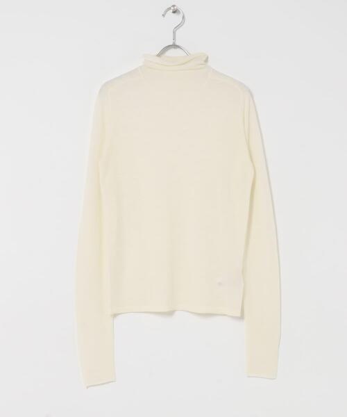 URBAN RESEARCH DOORS(アーバンリサーチドアーズ)の「Soft Wool Turtle Knit(ニット/セーター・レディース・グレー系その他/ピンク/オフホワイト・FREE)」の9枚目の写真
