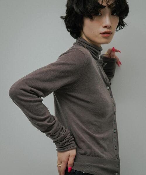 URBAN RESEARCH DOORS(アーバンリサーチドアーズ)の「Soft Wool Turtle Knit(ニット/セーター・レディース・グレー系その他/ピンク/オフホワイト・FREE)」の12枚目の写真