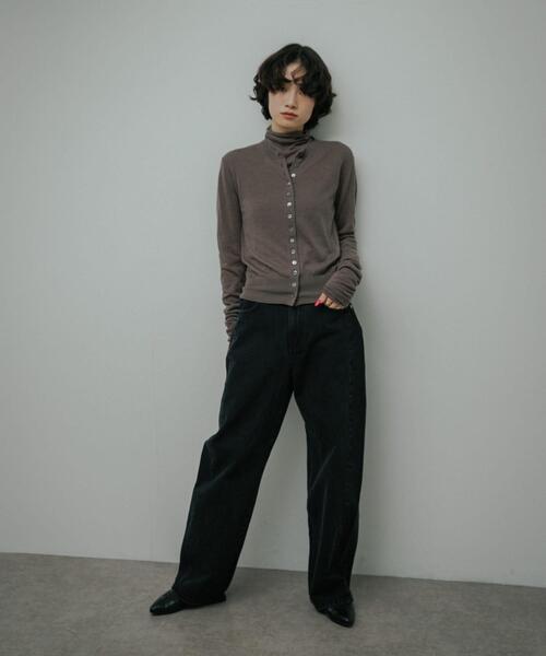 URBAN RESEARCH DOORS(アーバンリサーチドアーズ)の「Soft Wool Turtle Knit(ニット/セーター・レディース・グレー系その他/ピンク/オフホワイト・FREE)」の14枚目の写真