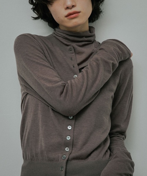 URBAN RESEARCH DOORS(アーバンリサーチドアーズ)の「Soft Wool Turtle Knit(ニット/セーター・レディース・グレー系その他/ピンク/オフホワイト・FREE)」の22枚目の写真