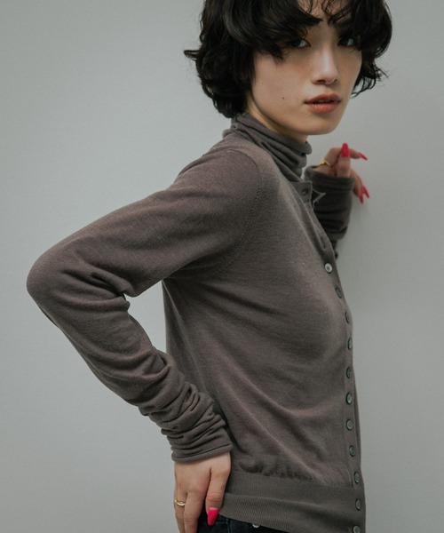 URBAN RESEARCH DOORS(アーバンリサーチドアーズ)の「Soft Wool Turtle Knit(ニット/セーター・レディース・グレー系その他/ピンク/オフホワイト・FREE)」の20枚目の写真