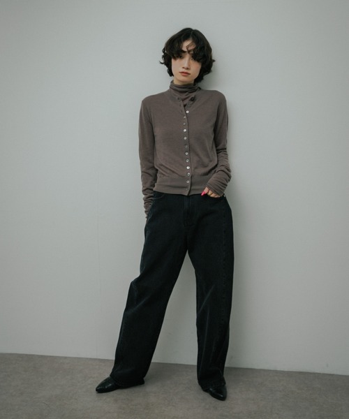 URBAN RESEARCH DOORS(アーバンリサーチドアーズ)の「Soft Wool Turtle Knit(ニット/セーター・レディース・グレー系その他/ピンク/オフホワイト・FREE)」の18枚目の写真