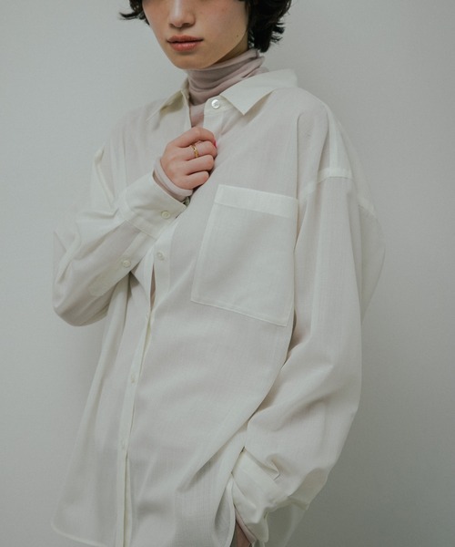 URBAN RESEARCH DOORS(アーバンリサーチドアーズ)の「Soft Wool Turtle Knit(ニット/セーター・レディース・グレー系その他/ピンク/オフホワイト・FREE)」の7枚目の写真