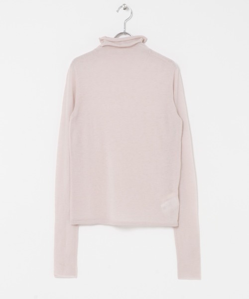 URBAN RESEARCH DOORS(アーバンリサーチドアーズ)の「Soft Wool Turtle Knit(ニット/セーター・レディース・グレー系その他/ピンク/オフホワイト・FREE)」の6枚目の写真