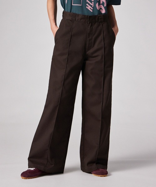 Dickies(ディッキーズ)の「ウィメンズ Dickies(R) × PS Paul Smith トラウザーズ / 265910 TR137(チノパンツ・レディース・ダークブラウン/ベージュ・40/38)」の3枚目の写真