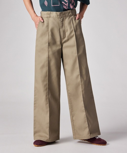 Dickies(ディッキーズ)の「ウィメンズ Dickies(R) × PS Paul Smith トラウザーズ / 265910 TR137(チノパンツ・レディース・ダークブラウン/ベージュ・40/38)」の5枚目の写真