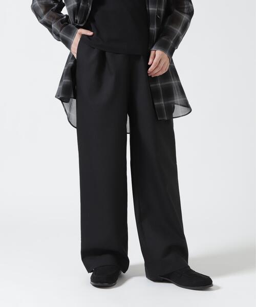 ABELIA EDOWARD GOUCHA(アベリアエドワードゴーチャ)の「ABELIA EDOWARD GOUCHA /アベリアエドワードゴーチャ/BASEBALL SLACKS(その他パンツ・メンズ・ブラック・3/4/2)」の1枚目の写真
