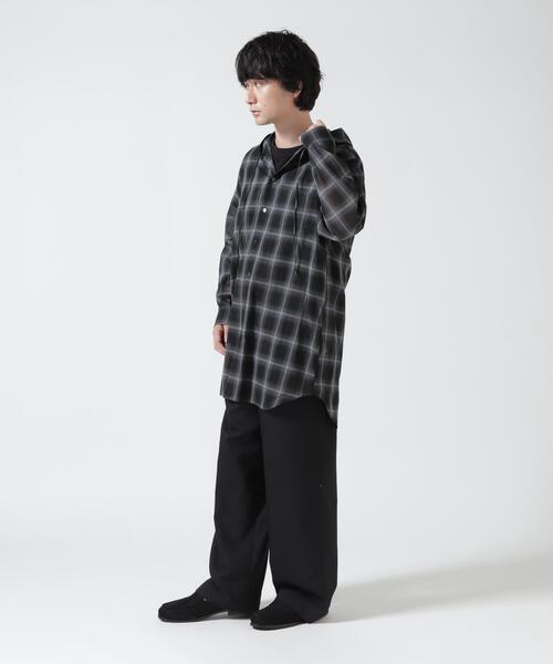 ABELIA EDOWARD GOUCHA(アベリアエドワードゴーチャ)の「ABELIA EDOWARD GOUCHA /アベリアエドワードゴーチャ/BASEBALL SLACKS(その他パンツ・メンズ・ブラック・3/4/2)」の2枚目の写真
