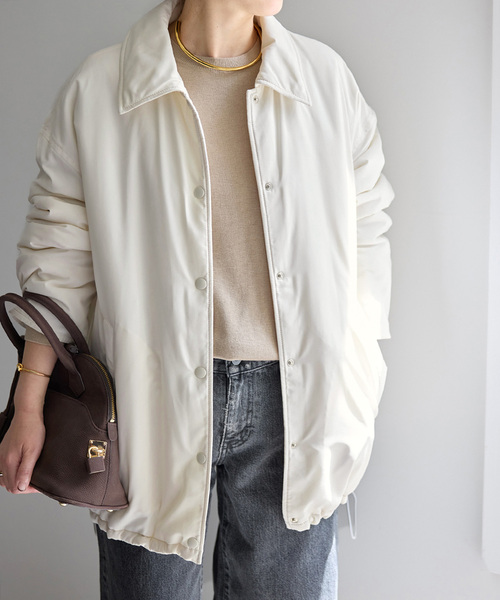 Spick & Span(スピックアンドスパン)の「撥水パディングブルゾン(その他アウター・レディース・ブラック/ホワイト・38/36)」の14枚目の写真