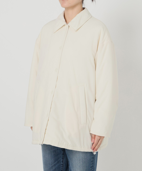 Spick & Span(スピックアンドスパン)の「撥水パディングブルゾン(その他アウター・レディース・ブラック/ホワイト・38/36)」の3枚目の写真