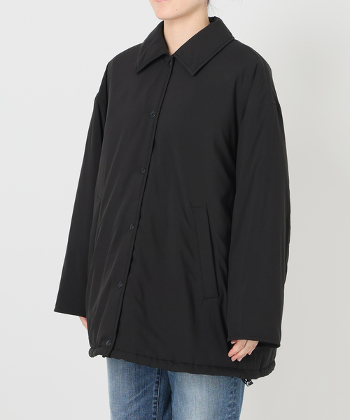 Spick & Span(スピックアンドスパン)の「撥水パディングブルゾン(その他アウター・レディース・ブラック/ホワイト・38/36)」の4枚目の写真