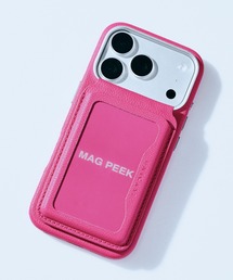 UNiCASE（ユニケース）の「MagSafe対応 カードケース スマホスタンド Mag Peek Stand クリア 窓付き 推し活 チェキケース トレカケース（スマホグッズ）」