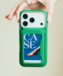 UNiCASE（ユニケース）の「MagSafe対応 カードケース スマホスタンド Mag Peek Stand クリア 窓付き 推し活 チェキケース トレカケース（スマホグッズ）」