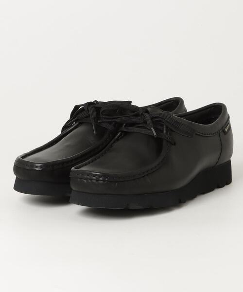 Clarks（クラークス）の「CLARKS/クラークス WALLABEE GTX ワラビーゴアテックス　レディース（モカシン/デッキシューズ・レディース・ブラック/ブラック系その他・5.5/4.5/5）」の2枚目の写真