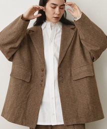 Libra Cue（リブラ キュー）の「チェックボックスジャケット（テーラードジャケット）」