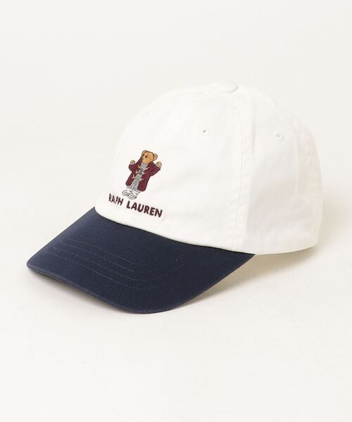 POLO RALPH LAUREN CHILDRENSWEAR(ポロ ラルフ ローレン チルドレンズウェア)の「Polo ベア コットン ツイル ボール キャップ(キャップ・キッズ・ナチュラル・M/S)」の4枚目の写真