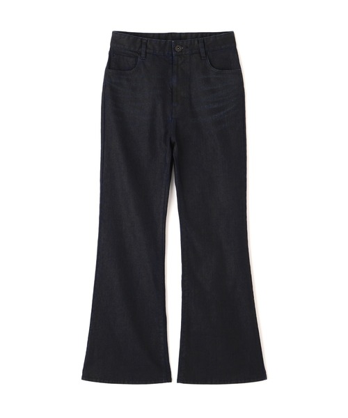 AVIREX(アヴィレックス)の「GOALERS DENIM FLARE PANTS(デニムパンツ・レディース・インディゴブルー/ブラック・S/M)」の4枚目の写真