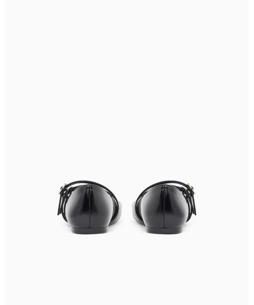 ARMANI EXCHANGE(アルマーニエクスチェンジ)の「【A|X アルマーニ エクスチェンジ】スタッズデザイン メリージェーン フラットシューズ(バレエシューズ・レディース・ダークブラウン/ブラック・39/38/35/36/37)」の10枚目の写真