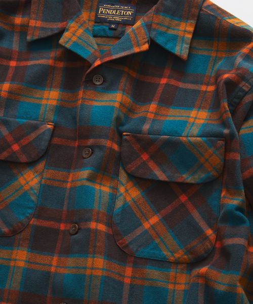PENDLETON（ペンドルトン）の「PENDLETON / ペンドルトン 別注 チェックフランネルシャツ（シャツ/ブラウス・メンズ・チャコールグレー/ブラウン/ブラック系その他/ライトグリーン・LARGE/MEDIUM）」の7枚目の写真