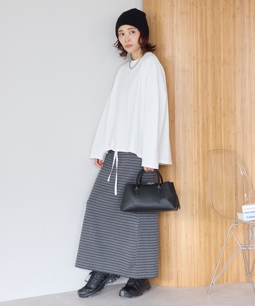 gossara（ゴサラ）の「【gossara 便利な2WAY仕様】タッセル付きZIP 2WAYバッグ（ショルダーバッグ・レディース・ブラック/ブラウン・FREE）」の6枚目の写真