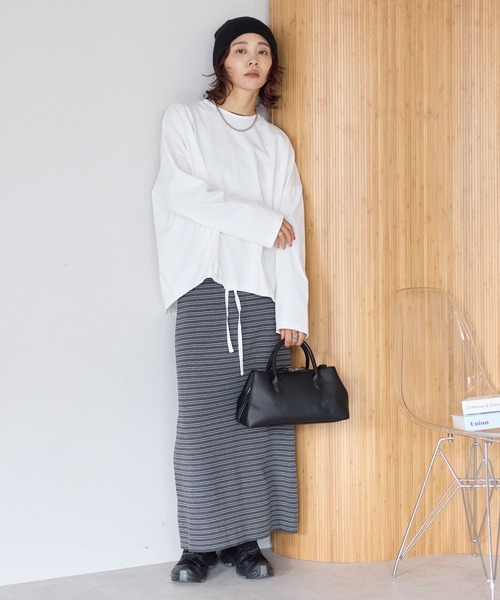 gossara（ゴサラ）の「【gossara 便利な2WAY仕様】タッセル付きZIP 2WAYバッグ（ショルダーバッグ・レディース・ブラック/ブラウン・FREE）」の8枚目の写真
