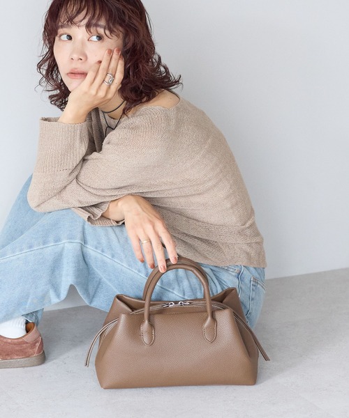 gossara（ゴサラ）の「【gossara 便利な2WAY仕様】タッセル付きZIP 2WAYバッグ（ショルダーバッグ・レディース・ブラック/ブラウン・FREE）」の22枚目の写真