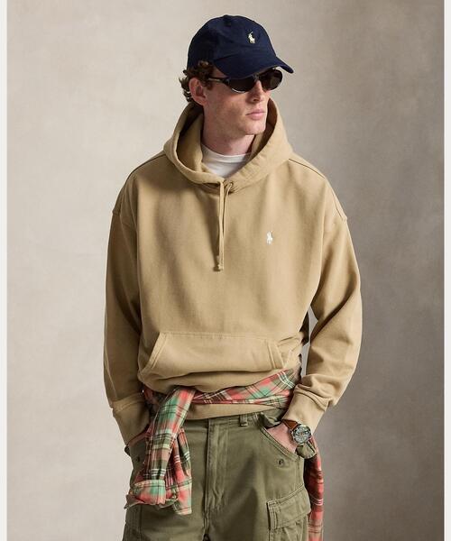 リラックス フィット ロゴ フリース フーディ（パーカー）｜POLO RALPH
