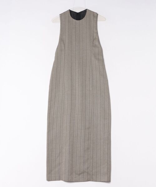 CLANE(クラネ)の「CLANE/クラネ/HERRINGBONE BACK SHEER ONEPIECE(ワンピース・レディース・ブラック/その他24・1)」の2枚目の写真