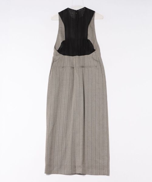 CLANE(クラネ)の「CLANE/クラネ/HERRINGBONE BACK SHEER ONEPIECE(ワンピース・レディース・ブラック/その他24・1)」の3枚目の写真