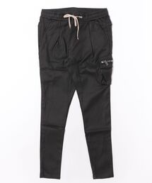 1PIU1UGUALE3  RELAX （ウノピゥウノウグァーレトレ リラックス）の「【1PIU1UGUALE3】 NYLON COATED SAROUEL PANTS ハイストレッチスキニーサルエルパンツ（その他パンツ）」