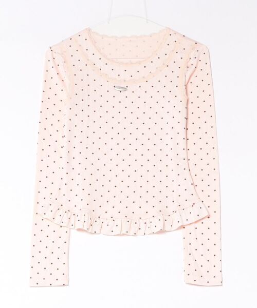 frunco(フランコ)の「レイヤードットロンT(Tシャツ/カットソー・レディース・ホワイト/ピンク・FREE)」の15枚目の写真