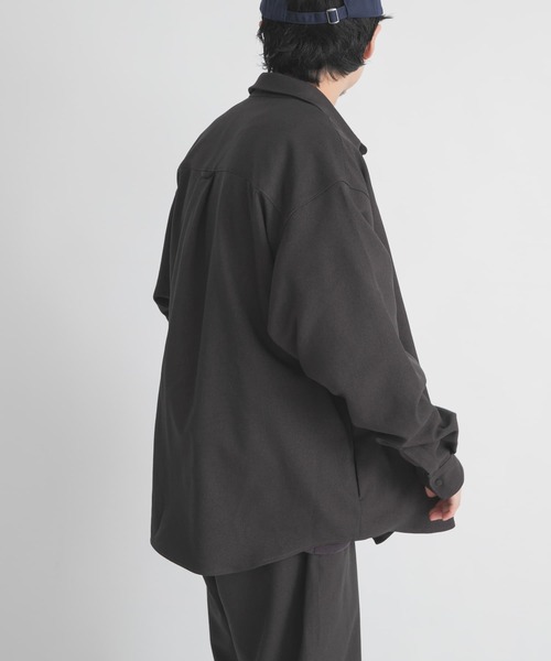 EKAL(エカル)の「WOOL LIKE LONG-SLEEVE SHIRTS(シャツ/ブラウス・メンズ・ブラウン/ブラック/チャコールグレー・LARGE/MEDIUM)」の5枚目の写真
