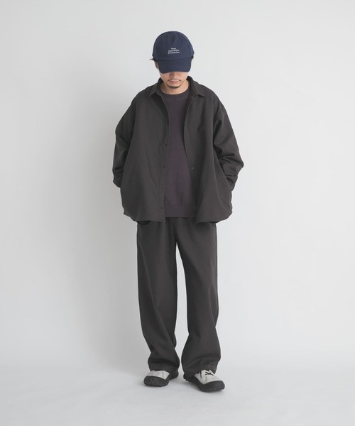 EKAL(エカル)の「WOOL LIKE LONG-SLEEVE SHIRTS(シャツ/ブラウス・メンズ・ブラウン/ブラック/チャコールグレー・LARGE/MEDIUM)」の9枚目の写真