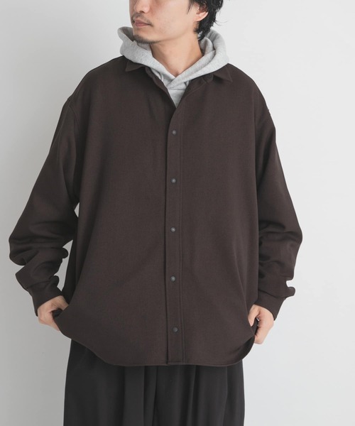 EKAL(エカル)の「WOOL LIKE LONG-SLEEVE SHIRTS(シャツ/ブラウス・メンズ・ブラウン/ブラック/チャコールグレー・LARGE/MEDIUM)」の18枚目の写真