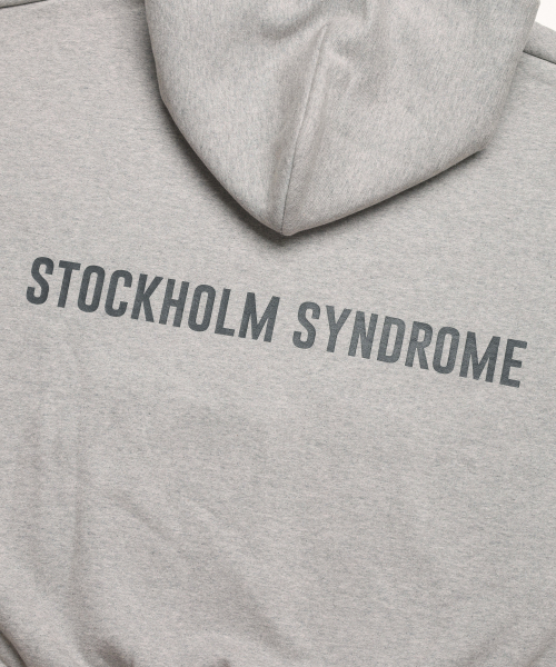 STOCKHOLM SYNDROME(ストックホルムシンドローム)の「ロゴジップフーディー - グレー(パーカー・レディース・その他・FREE)」の3枚目の写真