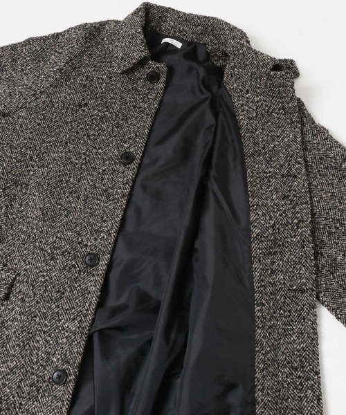 ITEMS URBANRESEARCH(アイテムズ アーバンリサーチ)の「ツイードロングコート(その他アウター・レディース・ブラウン/ブラック・FREE)」の13枚目の写真