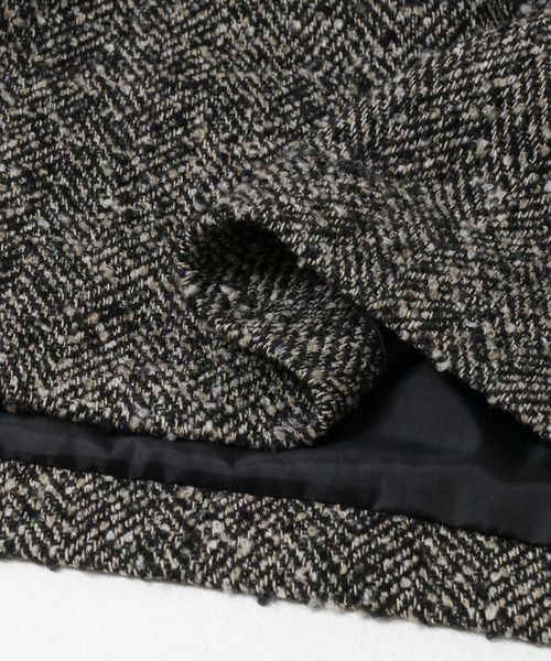 ITEMS URBANRESEARCH(アイテムズ アーバンリサーチ)の「ツイードロングコート(その他アウター・レディース・ブラウン/ブラック・FREE)」の15枚目の写真