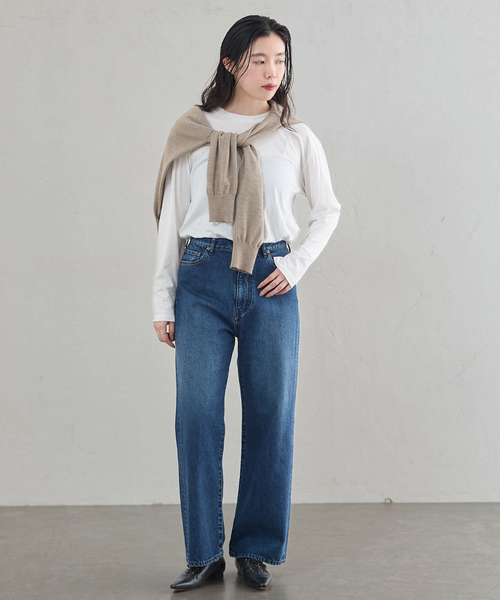 IENA(イエナ)の「《IENA 35TH》THE WHITE CREW NECK TEE(Tシャツ/カットソー・レディース・ホワイト・36/38)」の3枚目の写真