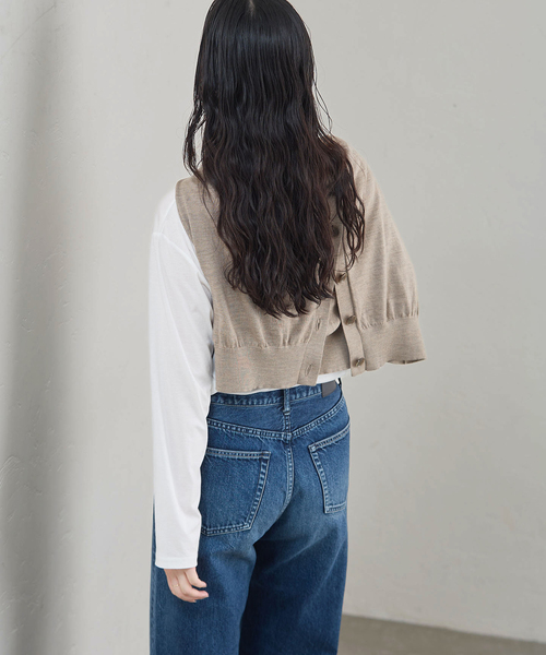 IENA(イエナ)の「《IENA 35TH》THE WHITE CREW NECK TEE(Tシャツ/カットソー・レディース・ホワイト・36/38)」の6枚目の写真
