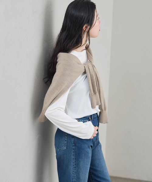 IENA(イエナ)の「《IENA 35TH》THE WHITE CREW NECK TEE(Tシャツ/カットソー・レディース・ホワイト・36/38)」の7枚目の写真