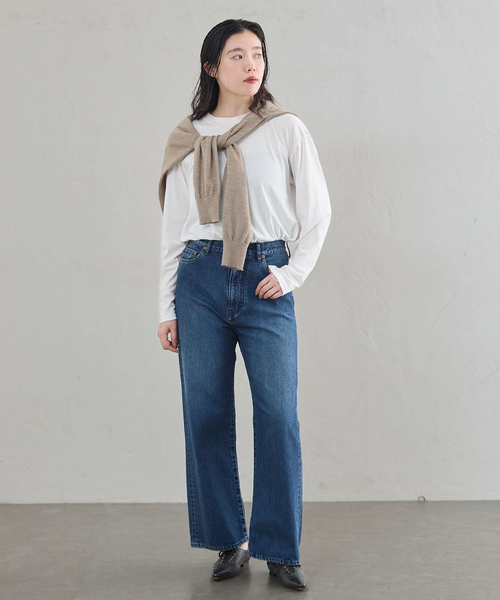IENA(イエナ)の「《IENA 35TH》THE WHITE CREW NECK TEE(Tシャツ/カットソー・レディース・ホワイト・36/38)」の8枚目の写真