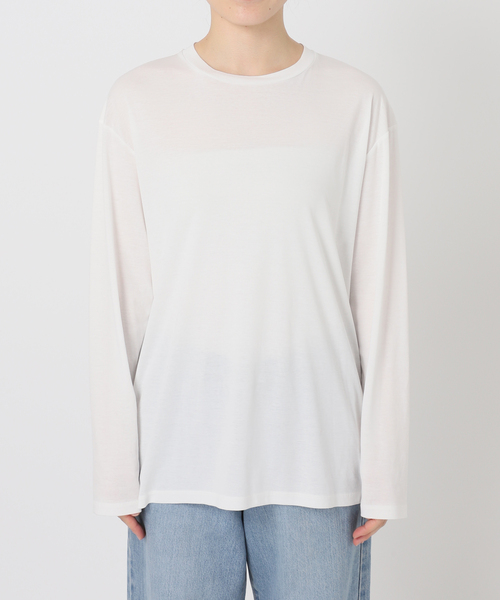IENA(イエナ)の「《IENA 35TH》THE WHITE CREW NECK TEE(Tシャツ/カットソー・レディース・ホワイト・36/38)」の12枚目の写真