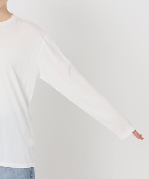 IENA(イエナ)の「《IENA 35TH》THE WHITE CREW NECK TEE(Tシャツ/カットソー・レディース・ホワイト・36/38)」の16枚目の写真